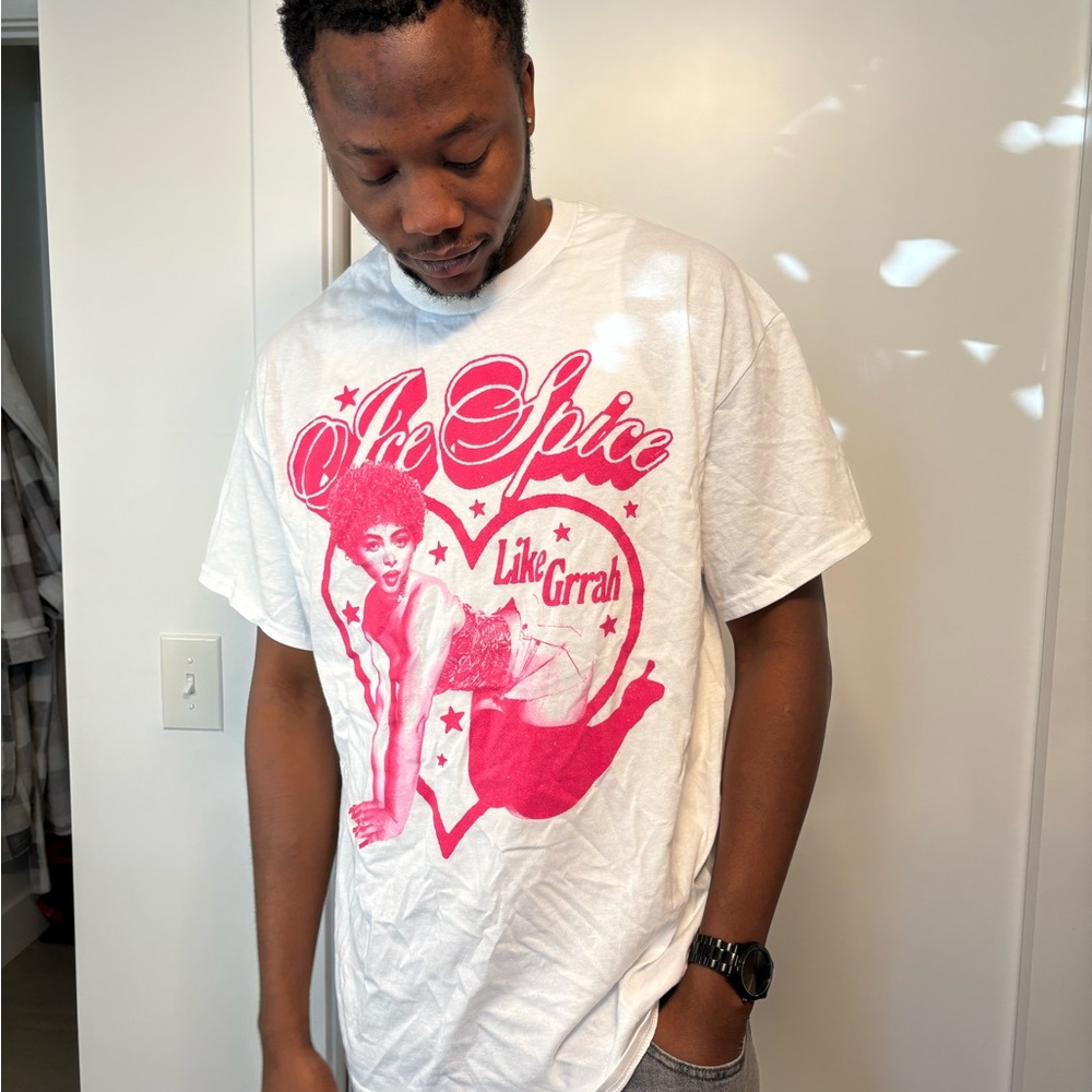 Ice Spice Graphic White T-Shirt